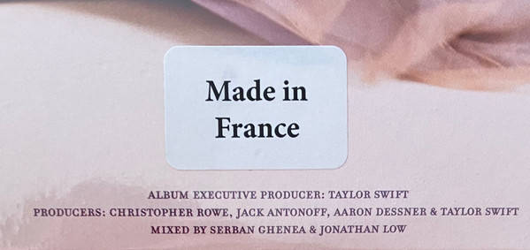 Taylor Swift – Speak Now-Taylor&#039;s Version 3LPcolor